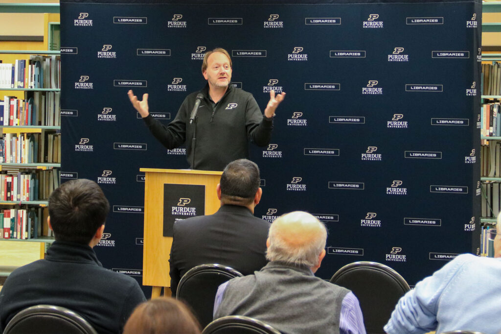 Provost Wolfe speaks at the fall 2025 event